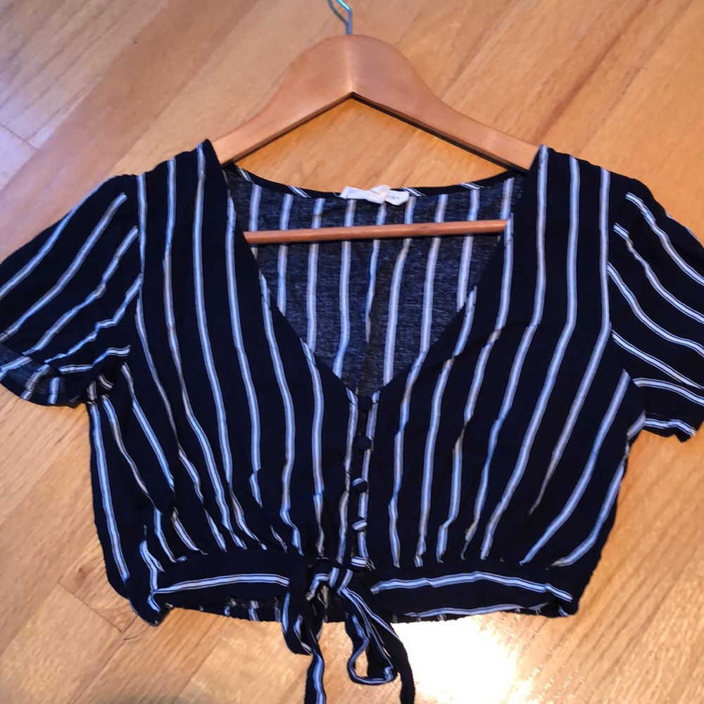 LA Hearts by PacSun Striped Crop Top